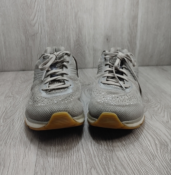 ABEO Symbol Running Shoe Sneaker Khaki Cream Vibram Sole Aero 2.0 9M Orthotic - Picture 3 of 11